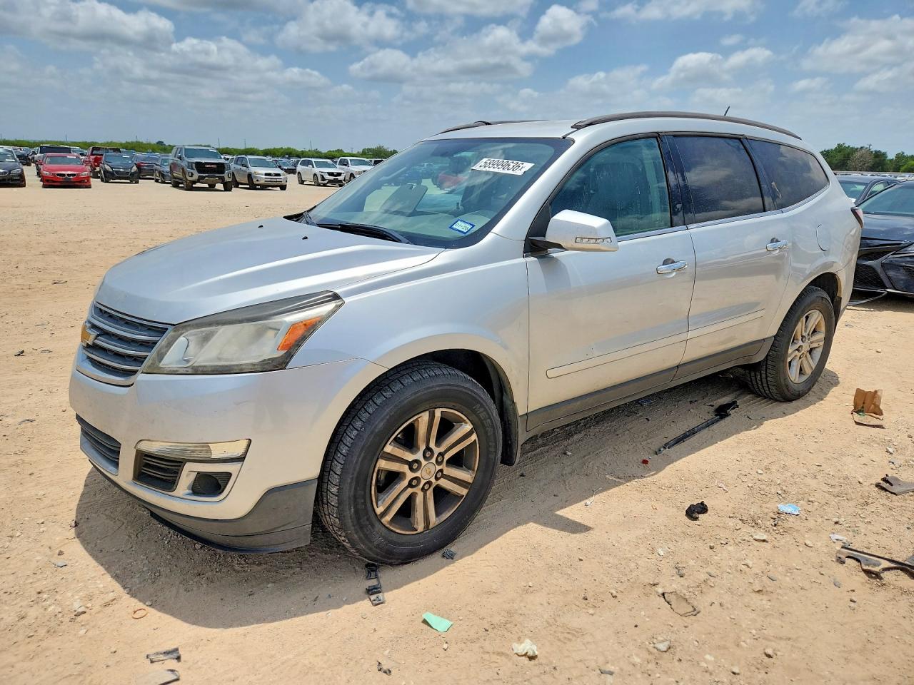 2013 Chevrolet Traverse Lt Silver vin: 1GNKRGKDXDJ247301