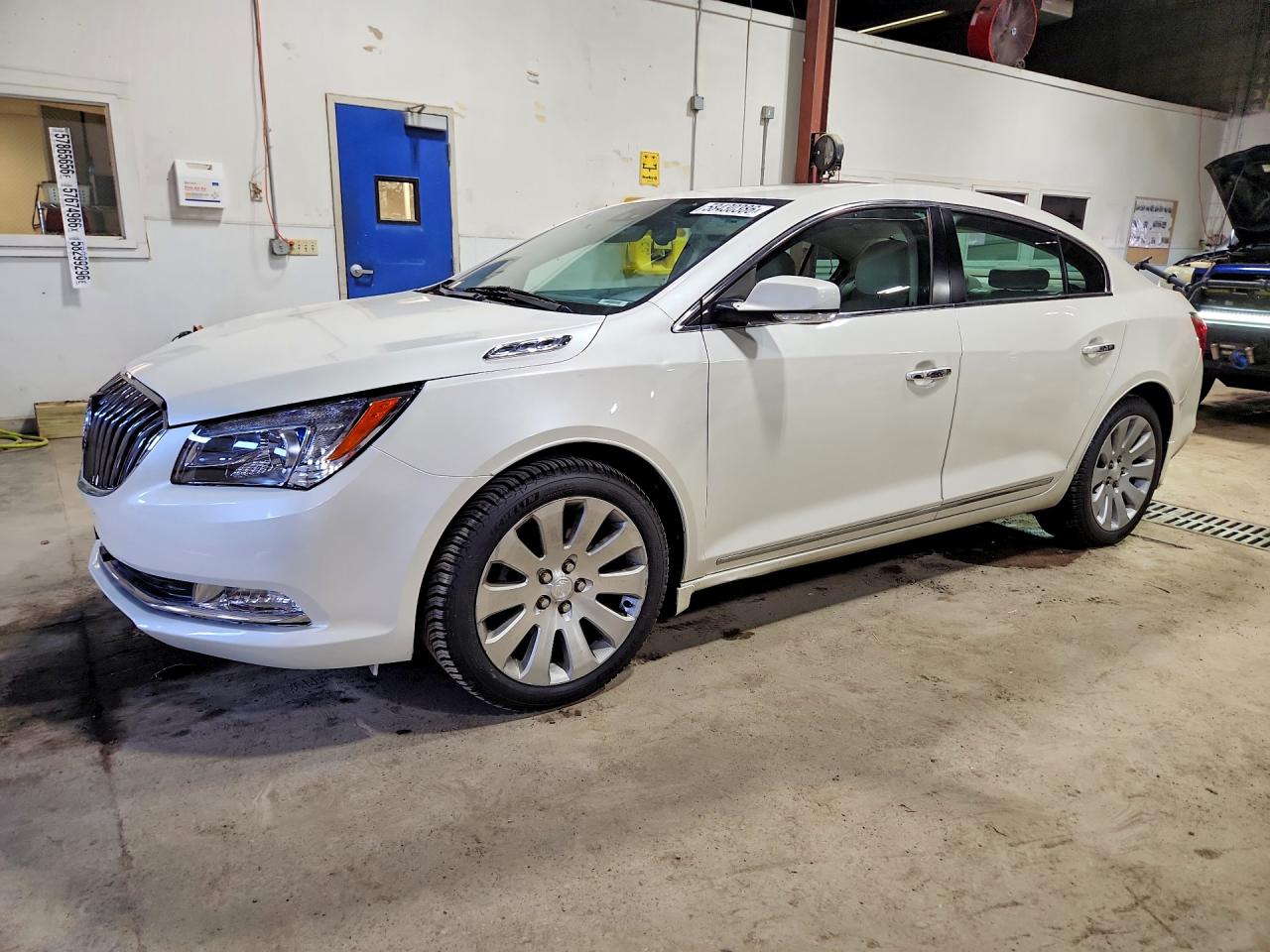 2014 Buick Lacrosse Premium White vin: 1G4GE5G37EF248601