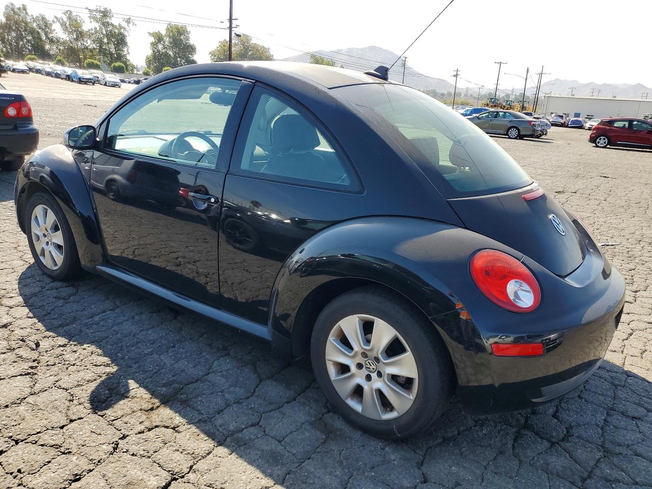 2009 Volkswagen New Beetle S Black vin: 3VWRG31C49M513420
