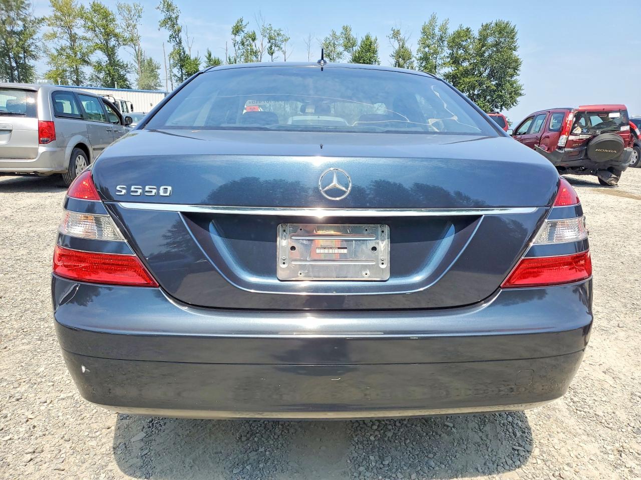 2007 Mercedes-benz S 550 Blue vin: WDDNG71X07A140856