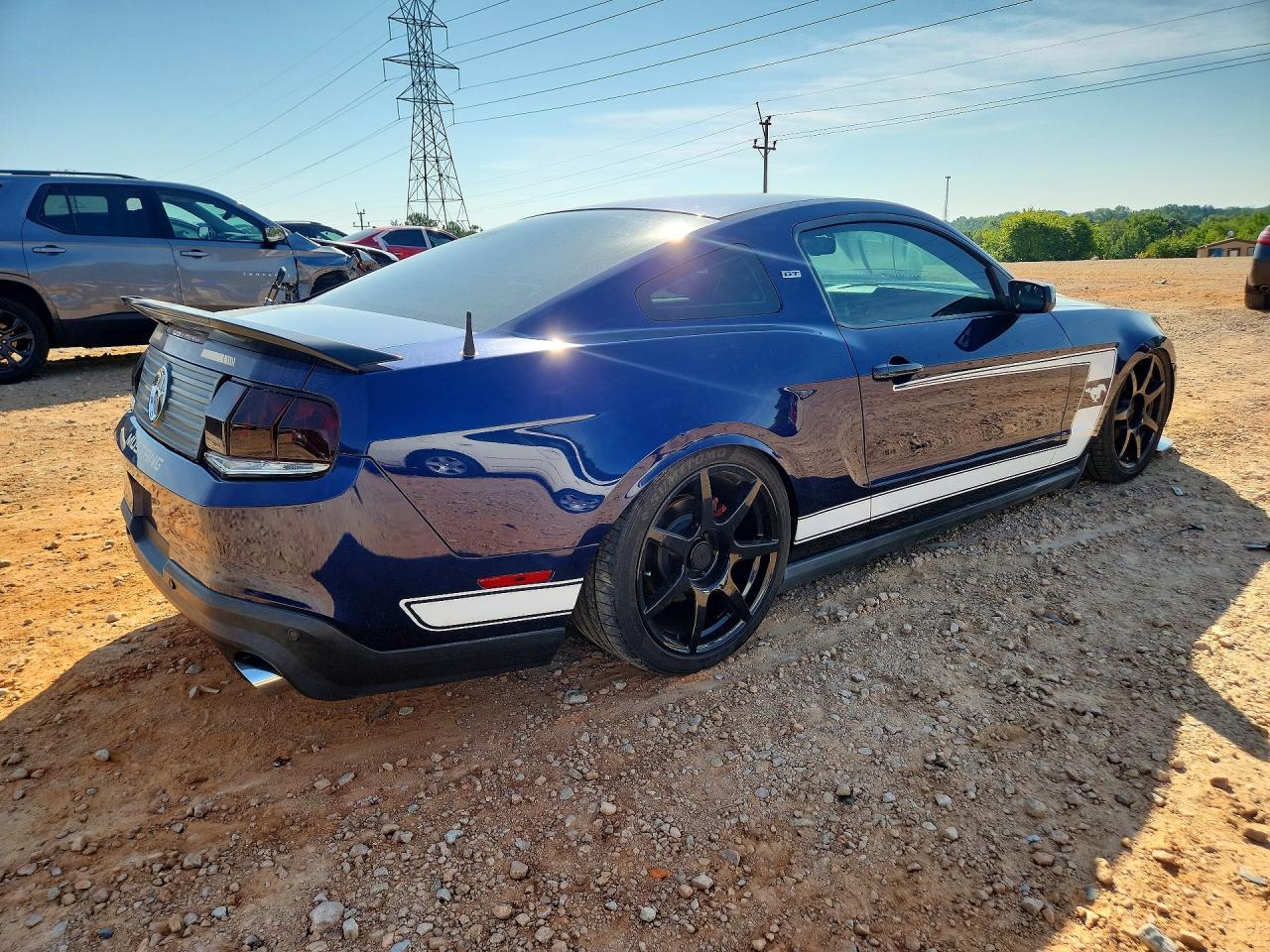 2012 Ford Mustang Gt Синий vin: 1ZVBP8CF7C5281687