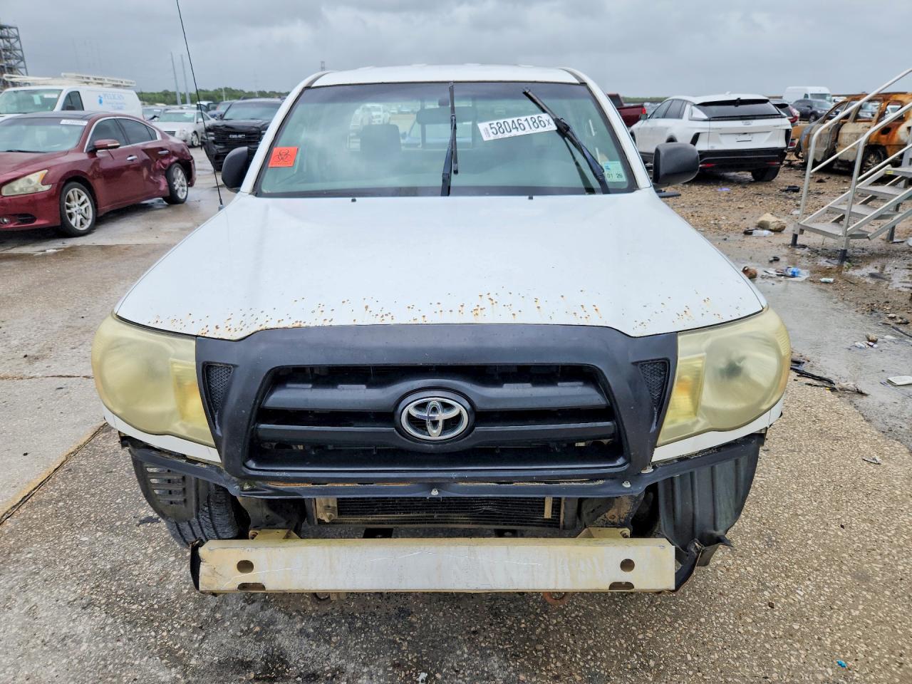 2007 Toyota Tacoma Access Cab White vin: 5TETX22N17Z443121