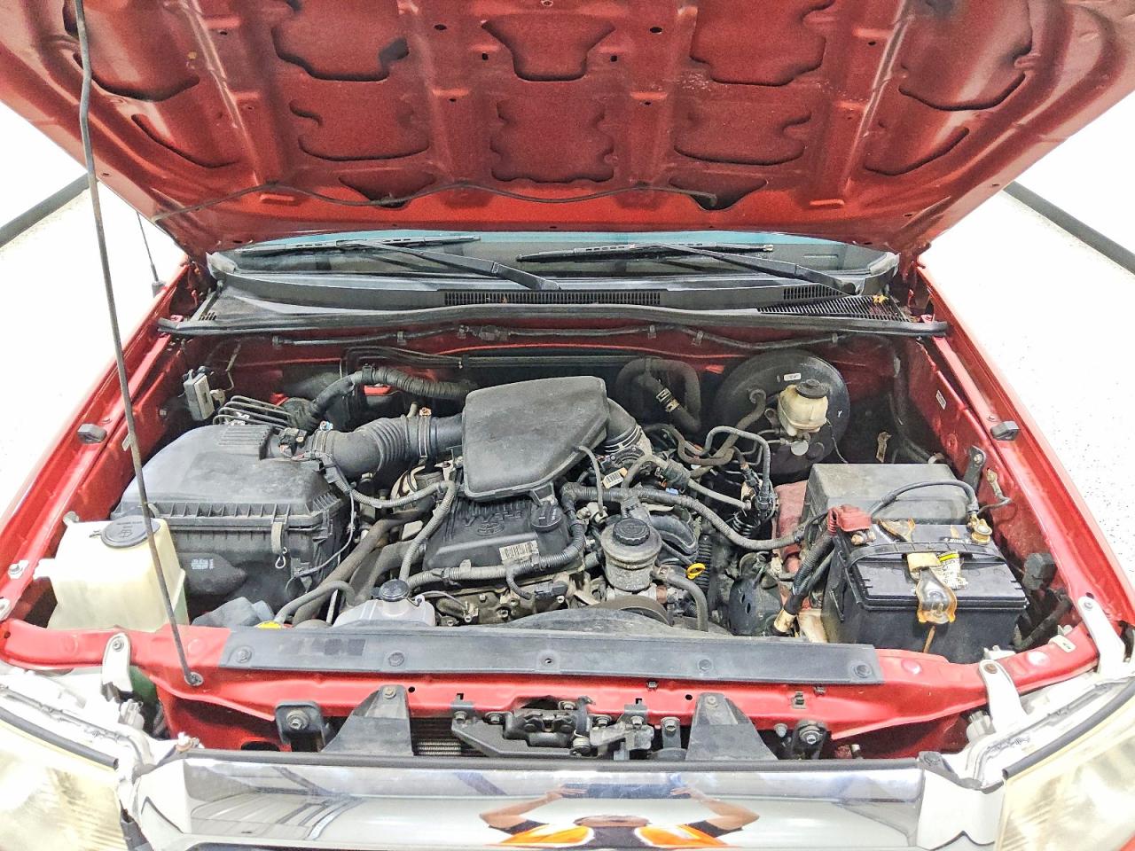 2013 Toyota Tacoma Prerunner Access Cab Red vin: 5TFTX4GN5DX021957