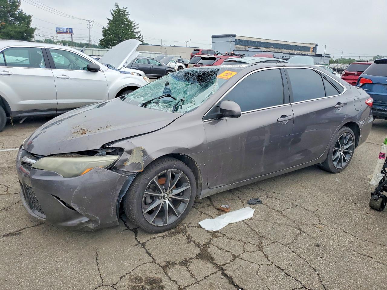 2015 Toyota Camry Xse V6 Gray vin: 4T1BK1FK8FU029289