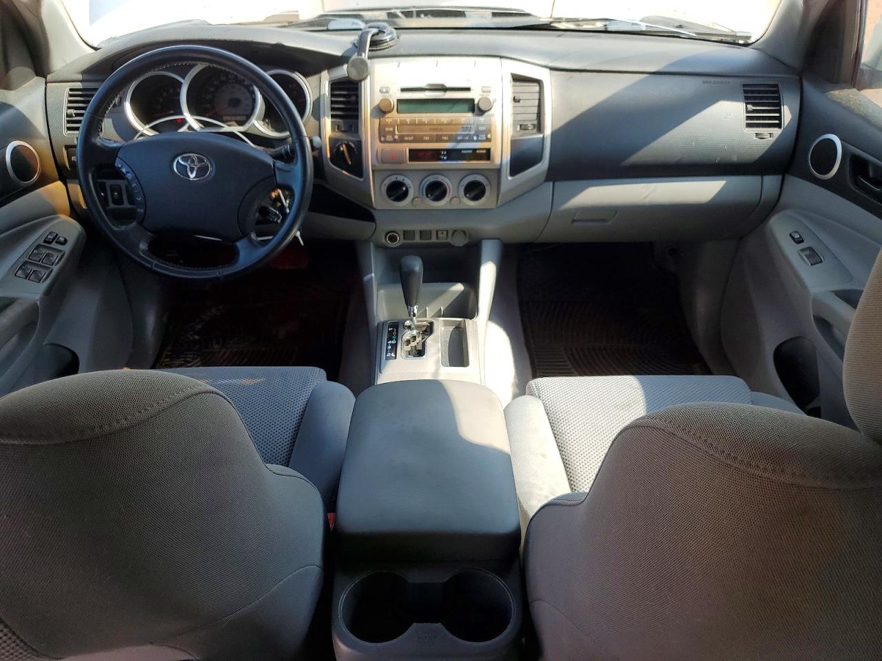2009 Toyota Tacoma Double Cab Long Bed Silver vin: 5TEMU52N89Z600998