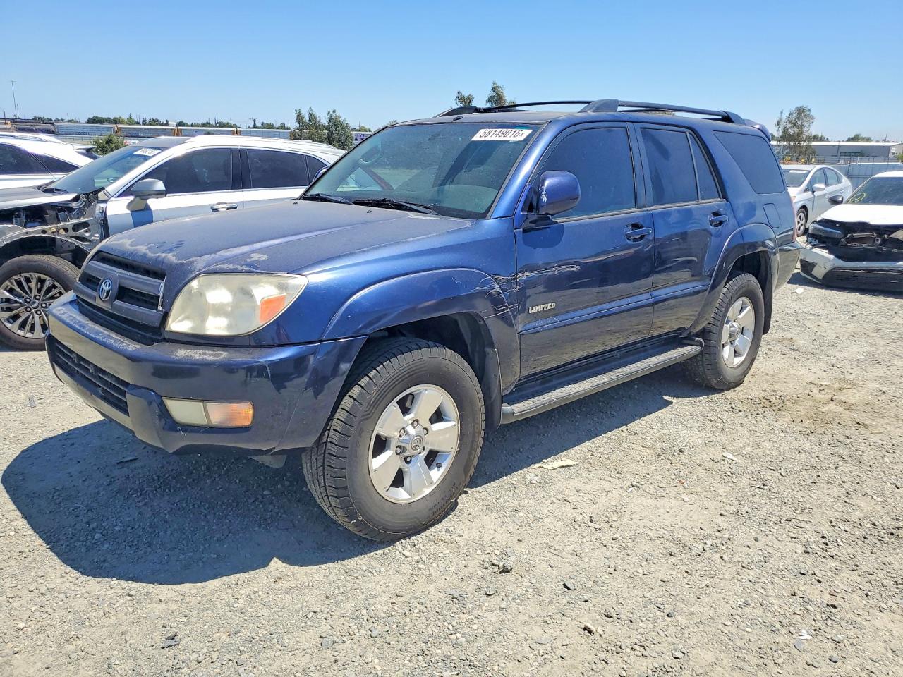 2005 Toyota 4runner Limited Blue vin: JTEZU17R458025073