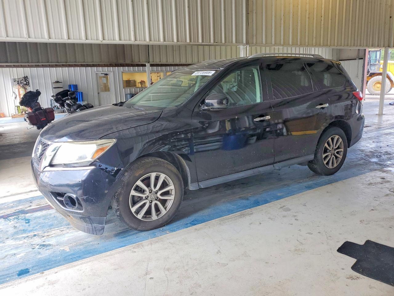 2013 Nissan Pathfinder S Black vin: 5N1AR2MN2DC608825