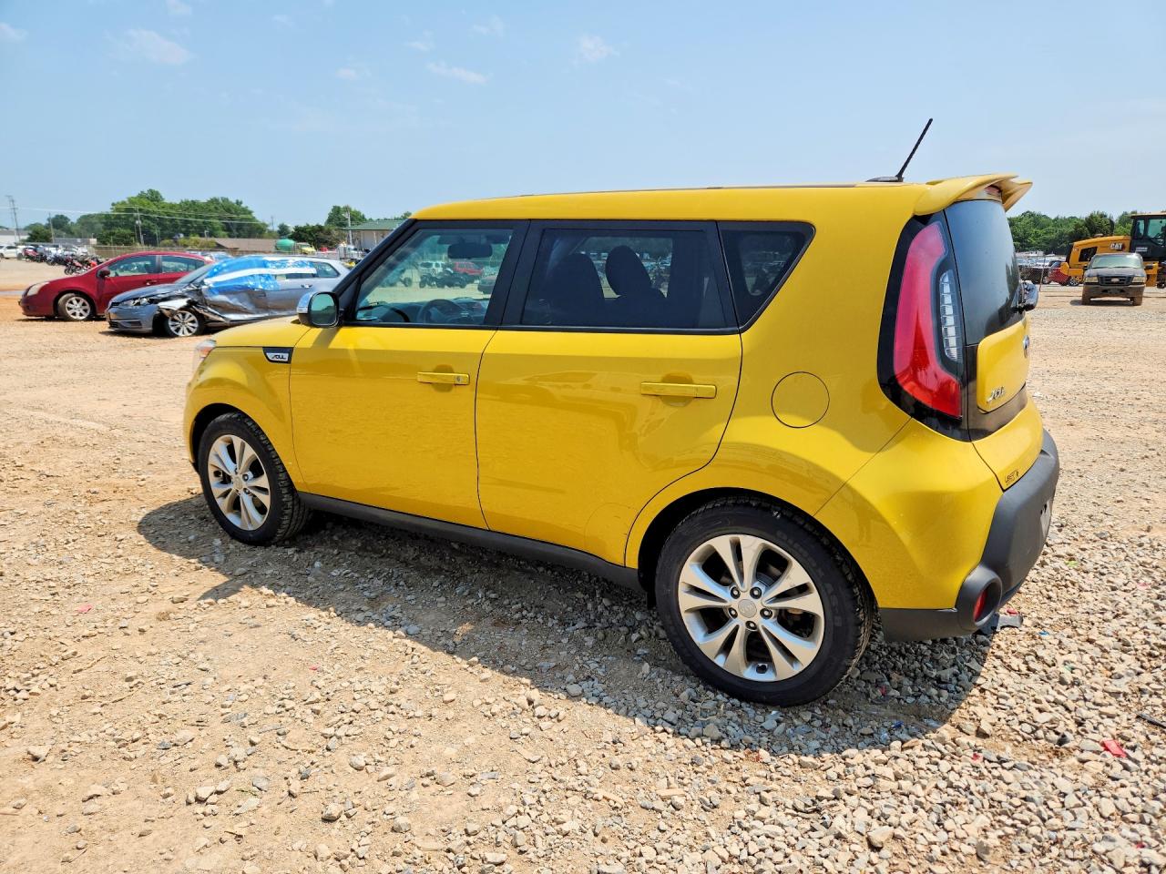 2014 Kia Soul + Yellow vin: KNDJP3A5XE7085679