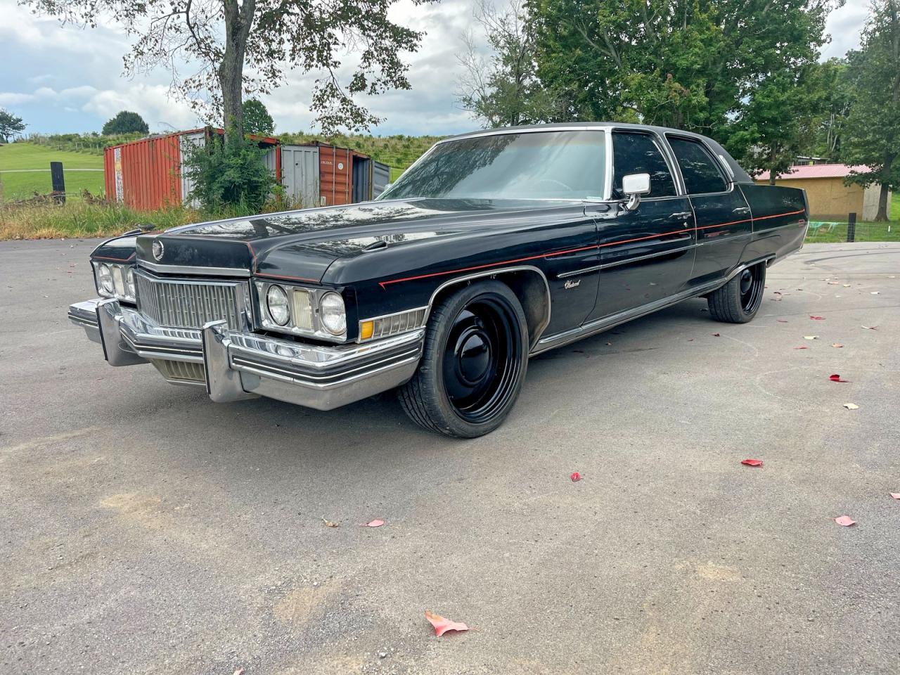 1972 Cadillac El Dorado Black vin: 6B69R30128600