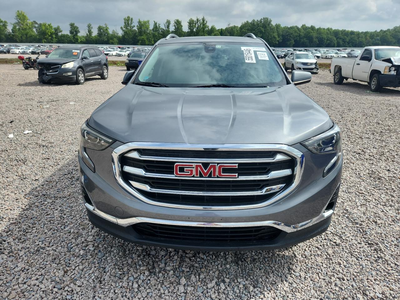 2019 Gmc Terrain Slt Серый vin: 3GKALPEX8KL310594