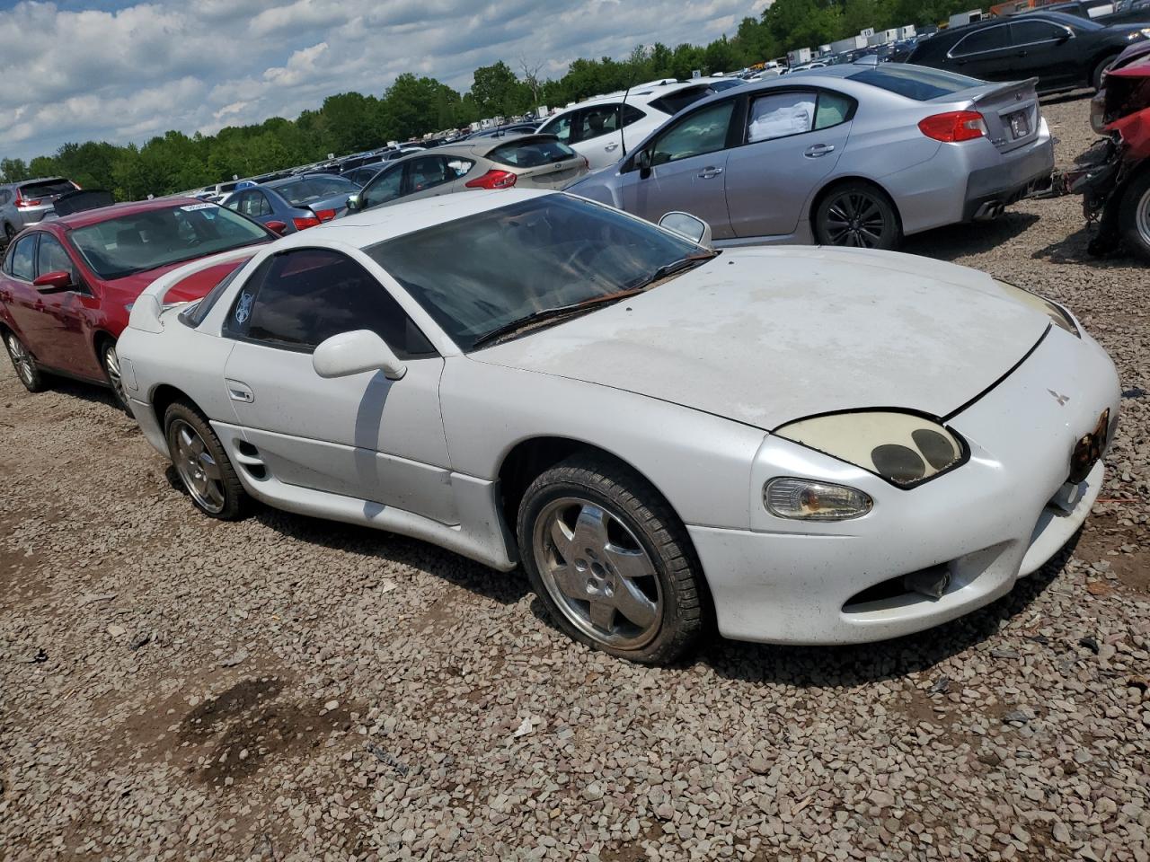 1998 Mitsubishi 3000 Gt Sl   White vin: JA3AM84J7WY003884
