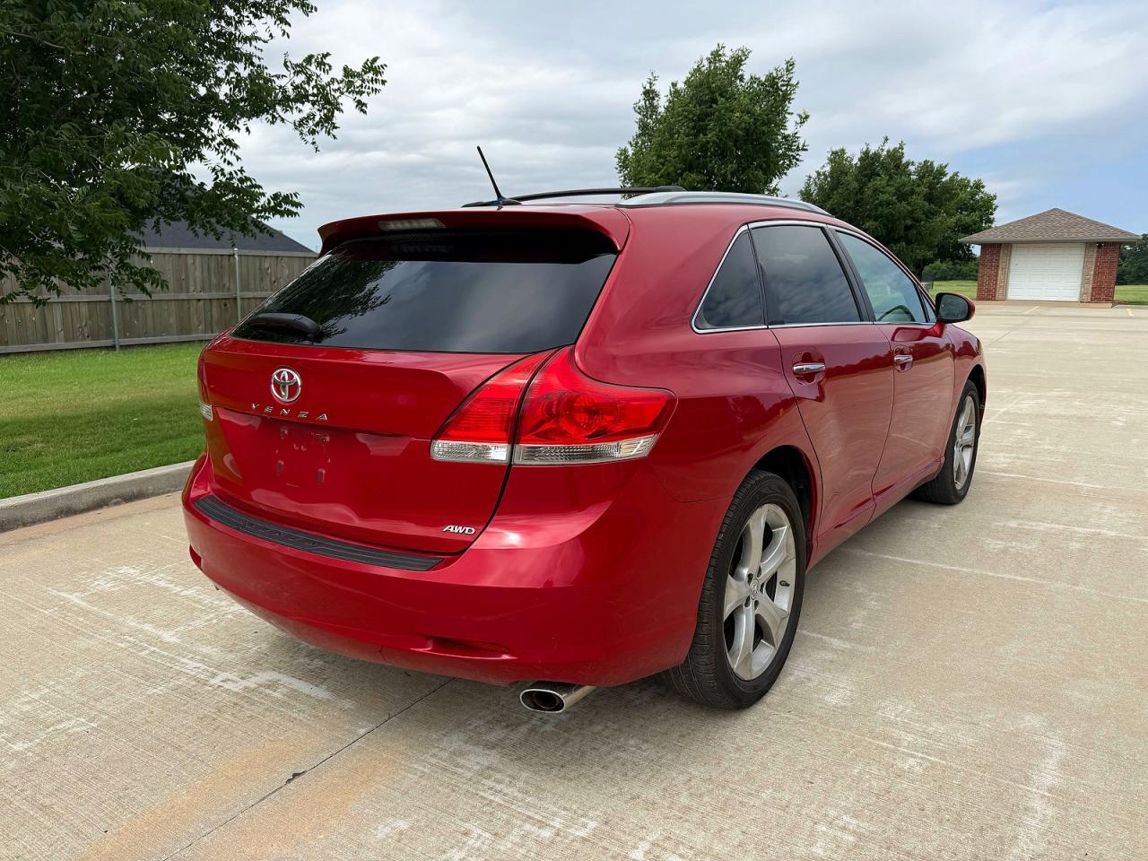 2009 Toyota Venza Awd V6 Красный vin: 4T3BK11A09U001089