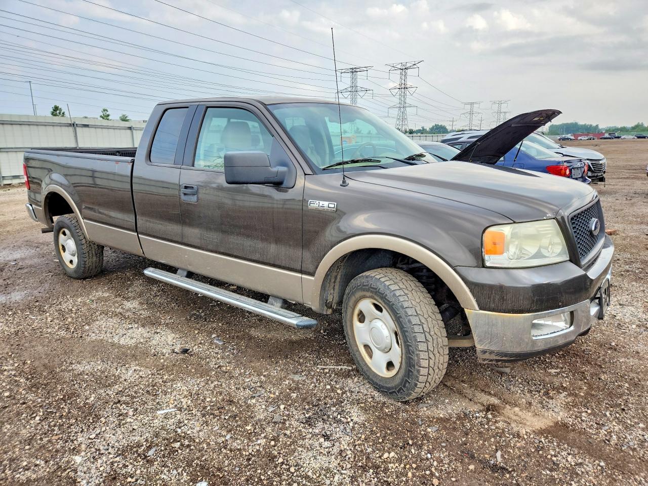 2005 Ford F150 Gray vin: 1FTVX14535NC01477