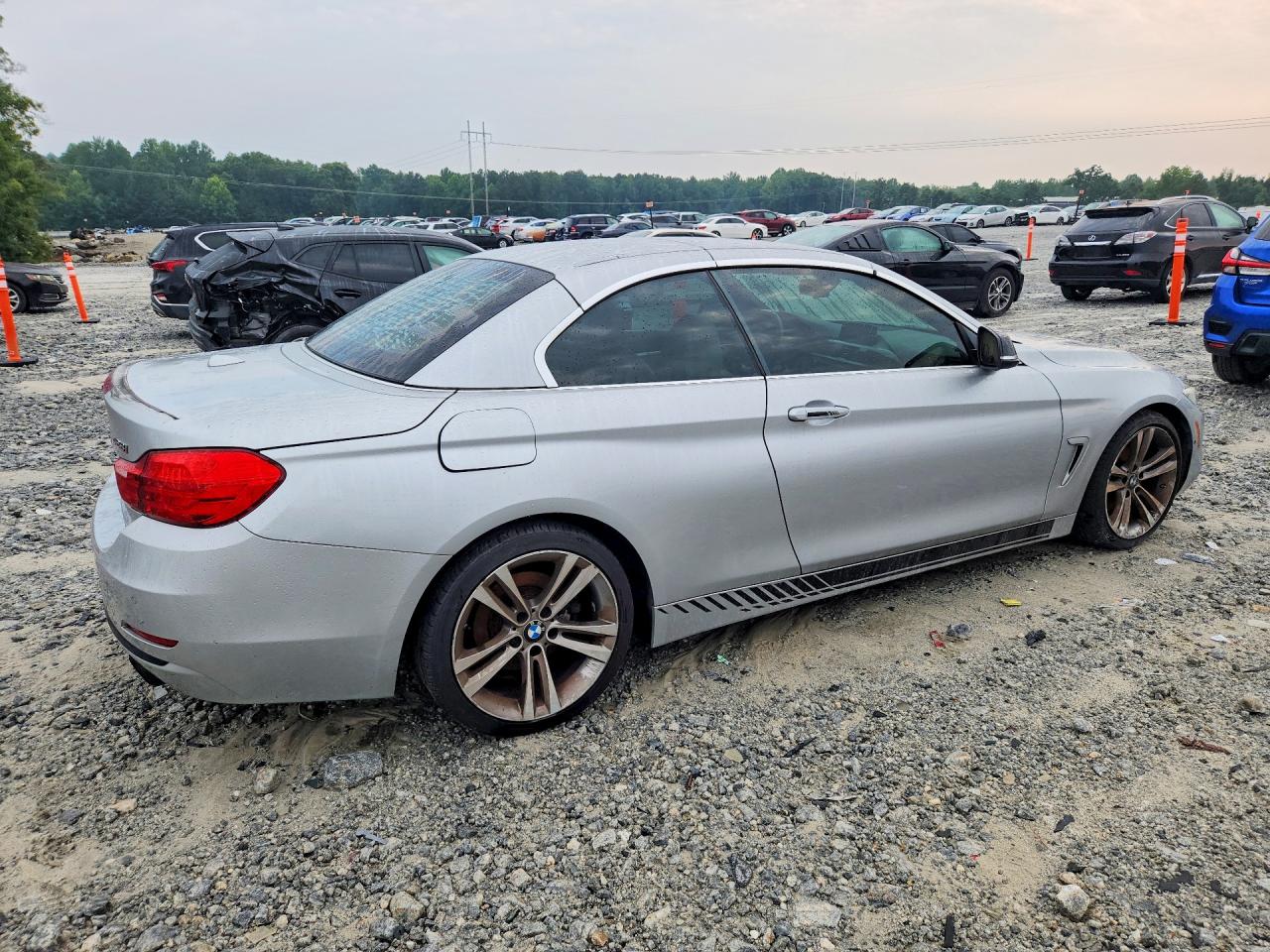 2014 Bmw 428 I Sulev Silver vin: WBA3V7C56EP770505