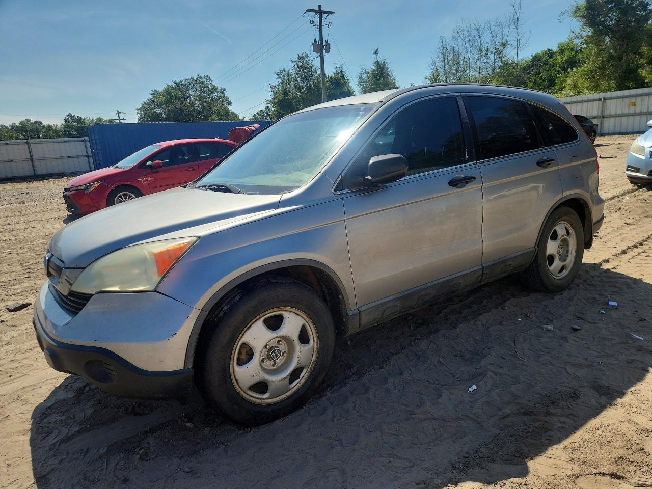 2008 Honda Cr-v Lx Gray vin: 3CZRE38348G702767