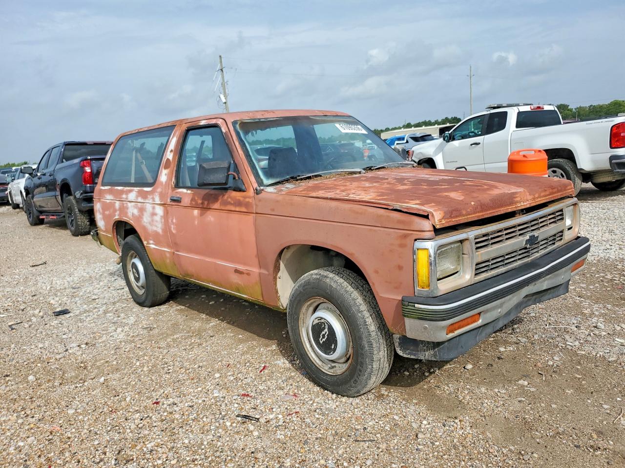 1991 Chevrolet Blazer S10 Red vin: 1GNCS18ZXM8265457