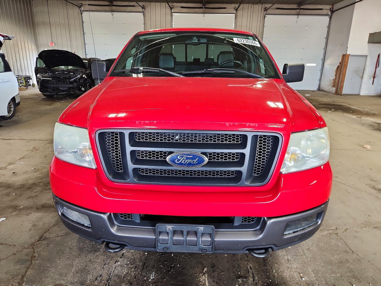 2005 Ford F150 Supercrew Red vin: 1FTPW14525KE58983