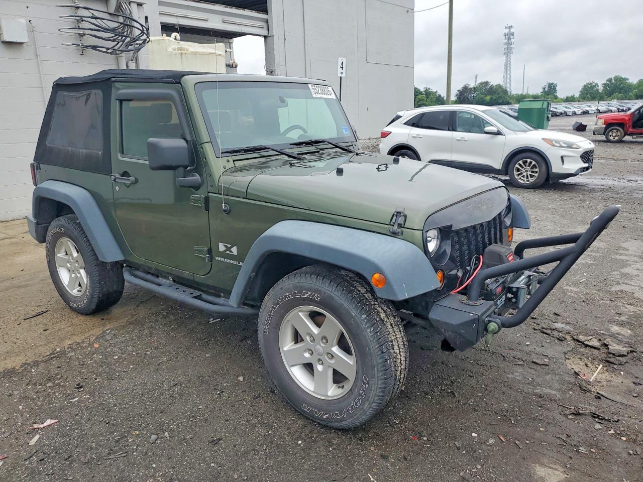 2008 Jeep Wrangler X Green vin: 1J8FA24108L523317