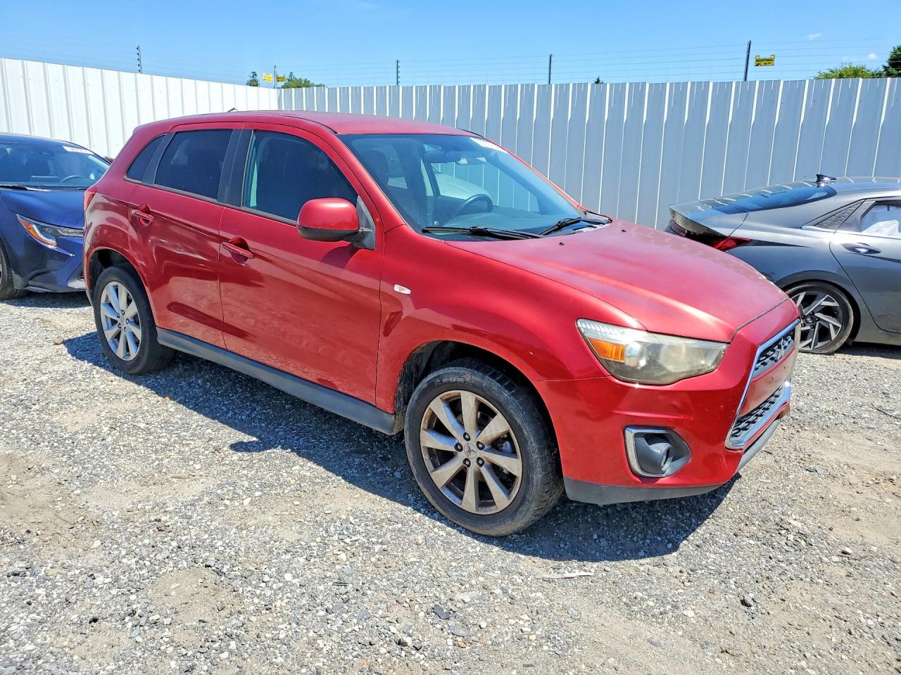 2015 Mitsubishi Outlander Sport Es Red vin: 4A4AP3AU2FE044783