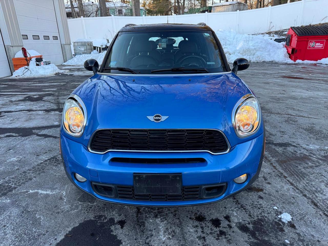 2014 Mini Cooper S Countryman Blue vin: WMWZC5C57EWP40651