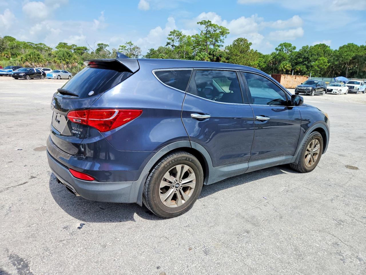 2015 Hyundai Santa Fe Sport 2.4l Blue vin: 5XYZT3LB4FG288072