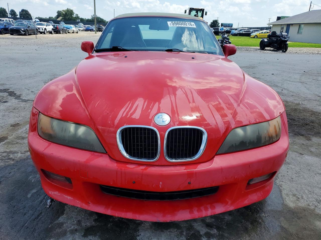 1998 Bmw Z3 1.9 Red vin: 4USCH7331WLE09181