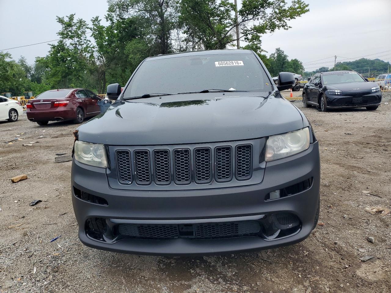 2012 Jeep Grand Cherokee Srt-8 Black vin: 1C4RJFDJ4CC352088