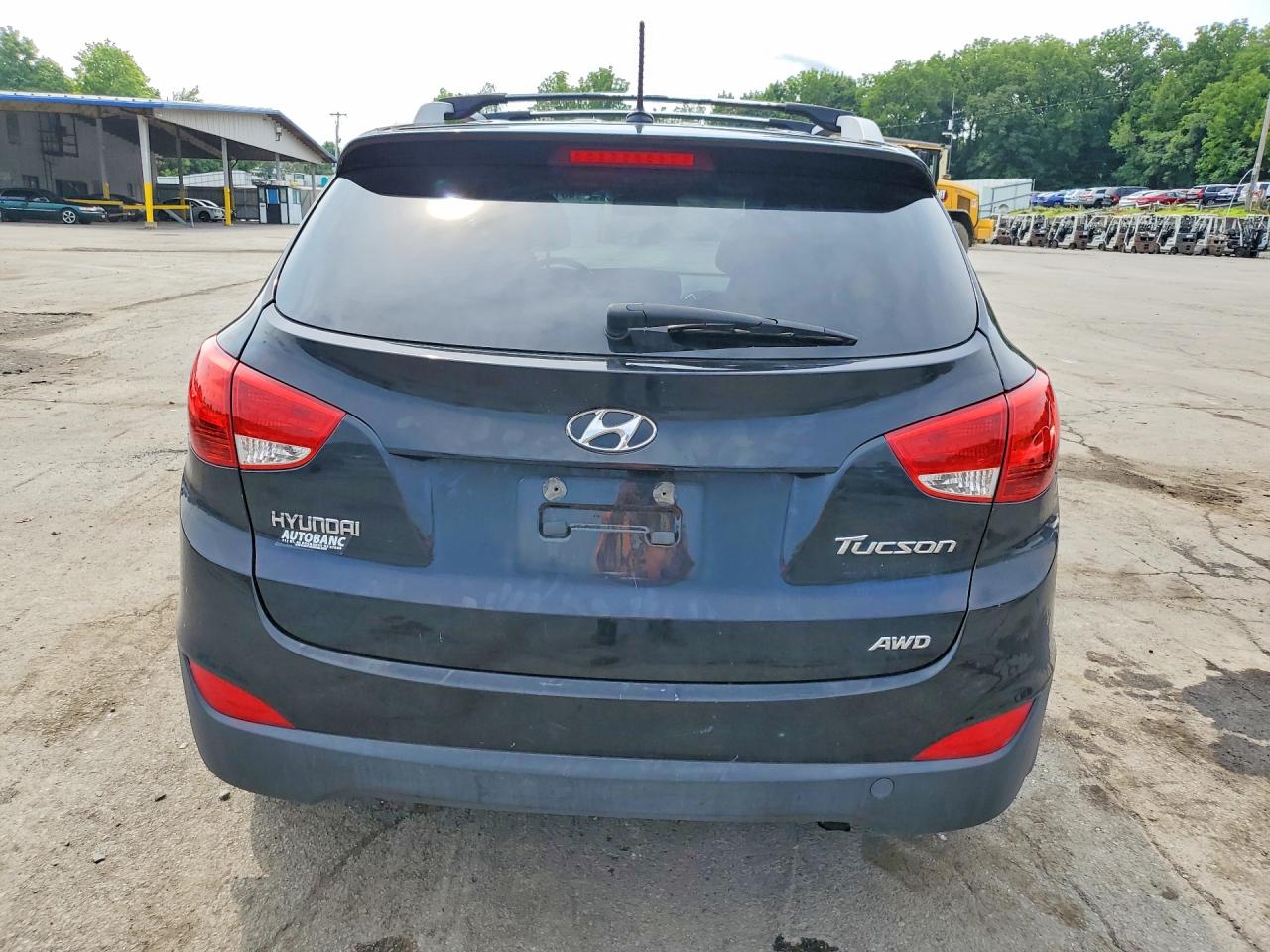 2013 Hyundai Tucson Gls Black vin: KM8JUCAC2DU584057