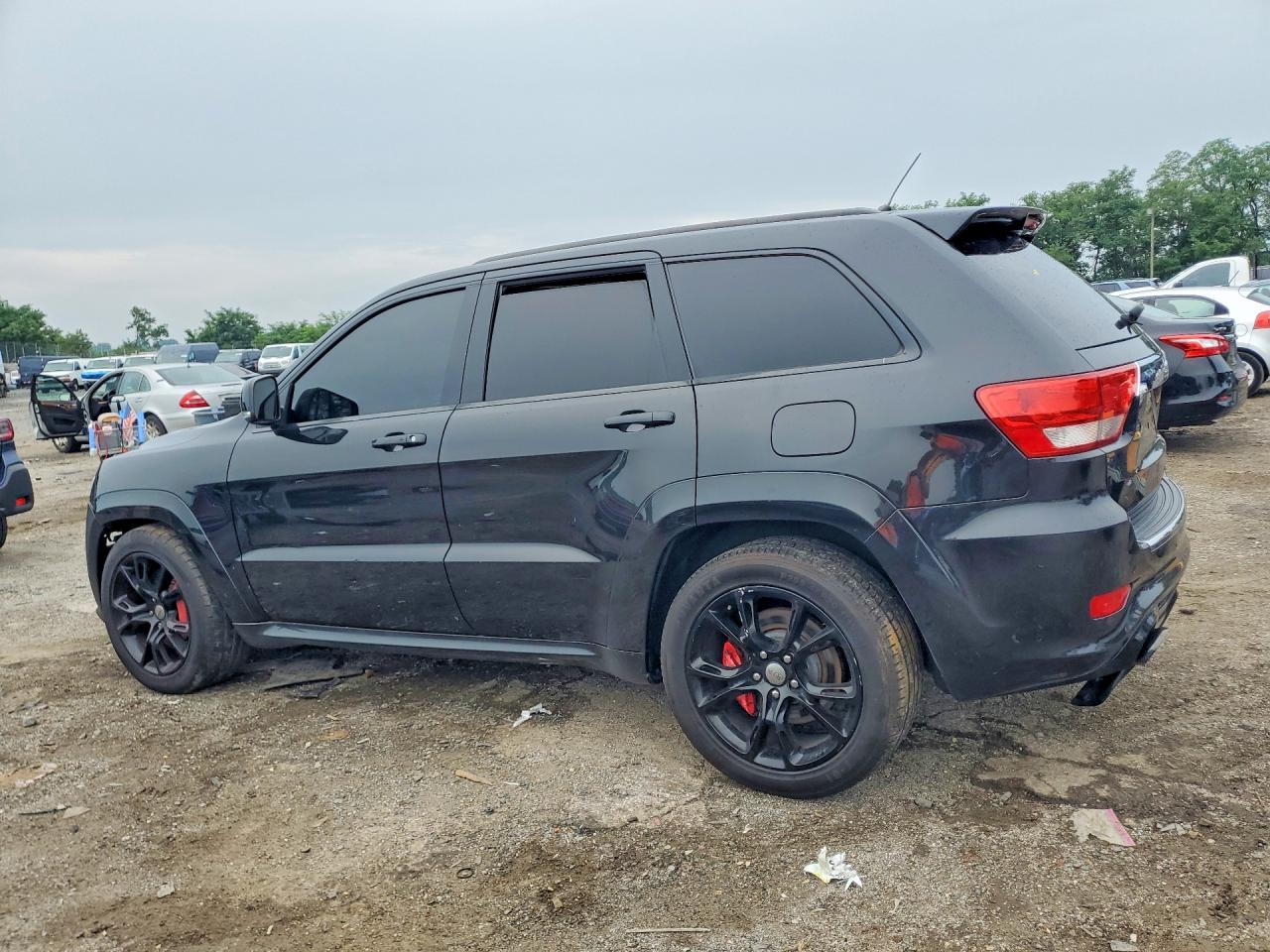 2012 Jeep Grand Cherokee Srt-8 Black vin: 1C4RJFDJ4CC352088