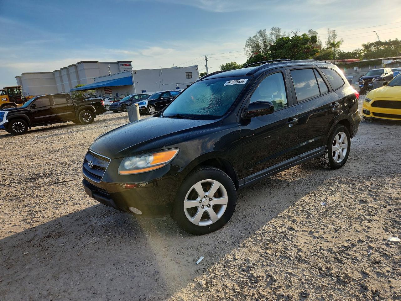 2009 Hyundai Santa Fe Se Черный vin: 5NMSH73E49H287289