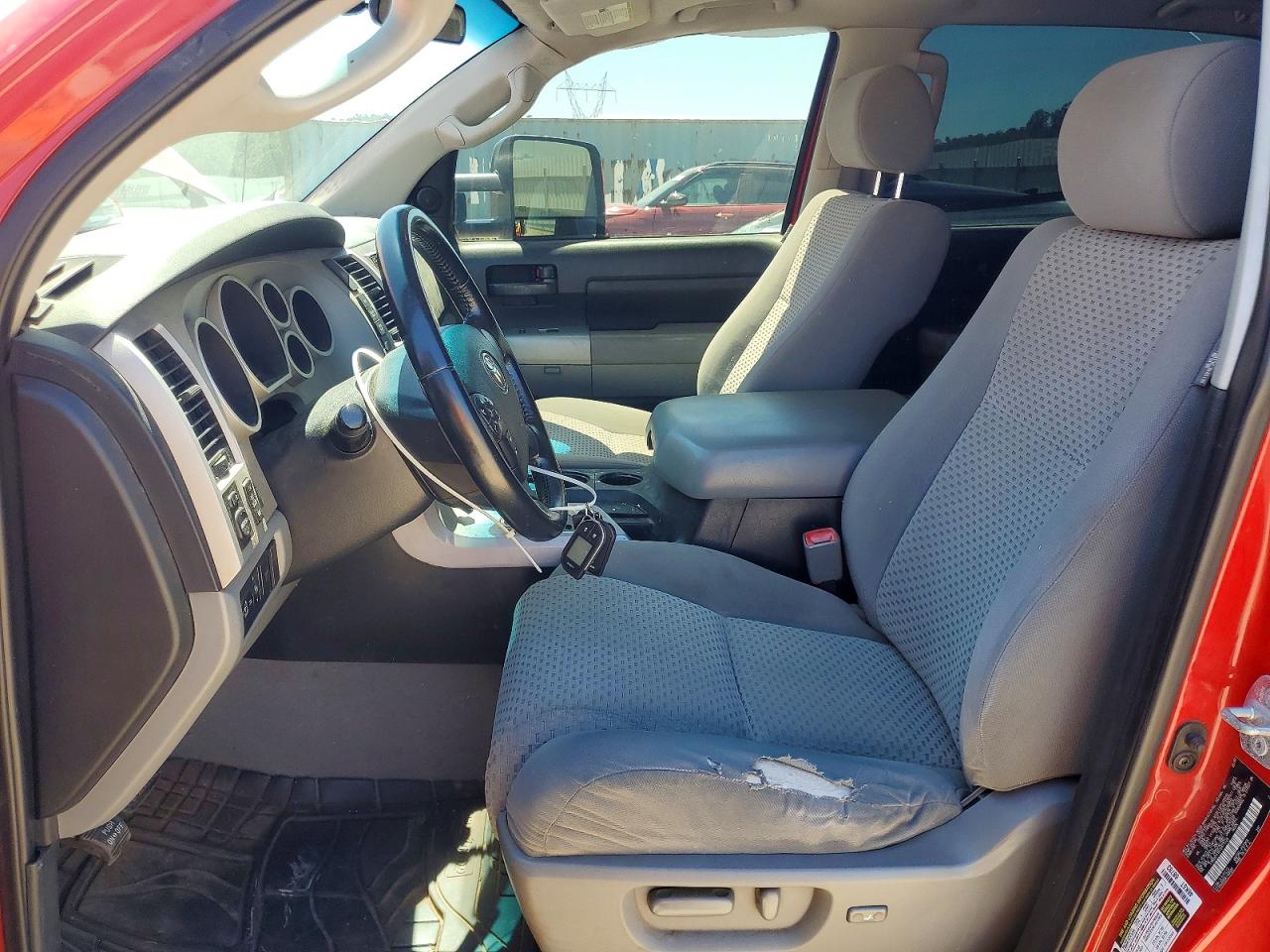 2007 Toyota Tundra Crewmax Sr5 Red vin: 5TBDV54167S471329
