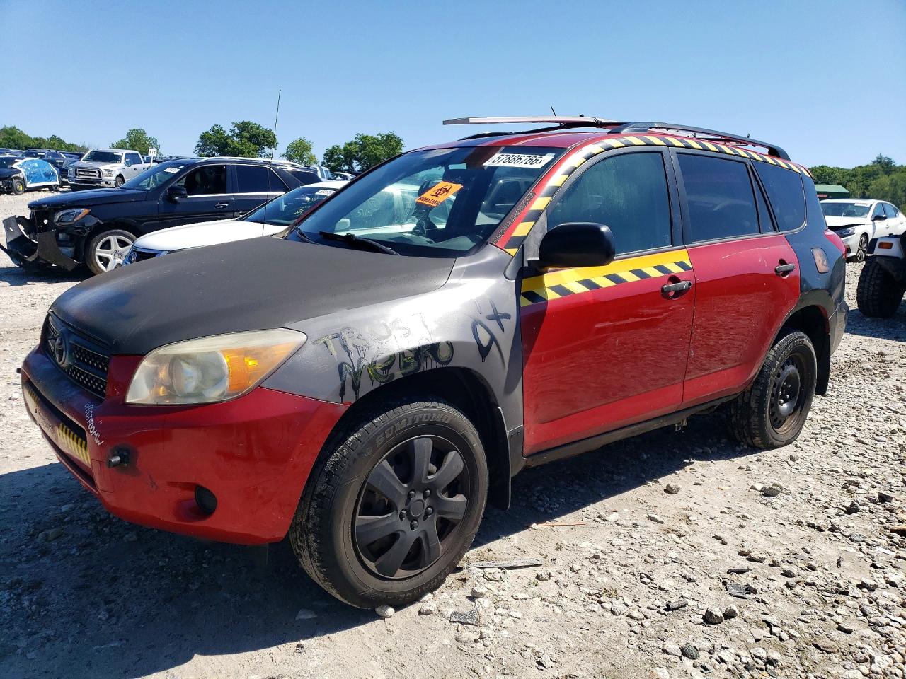2006 Toyota Rav4 Base Red vin: JTMBD33V866014675