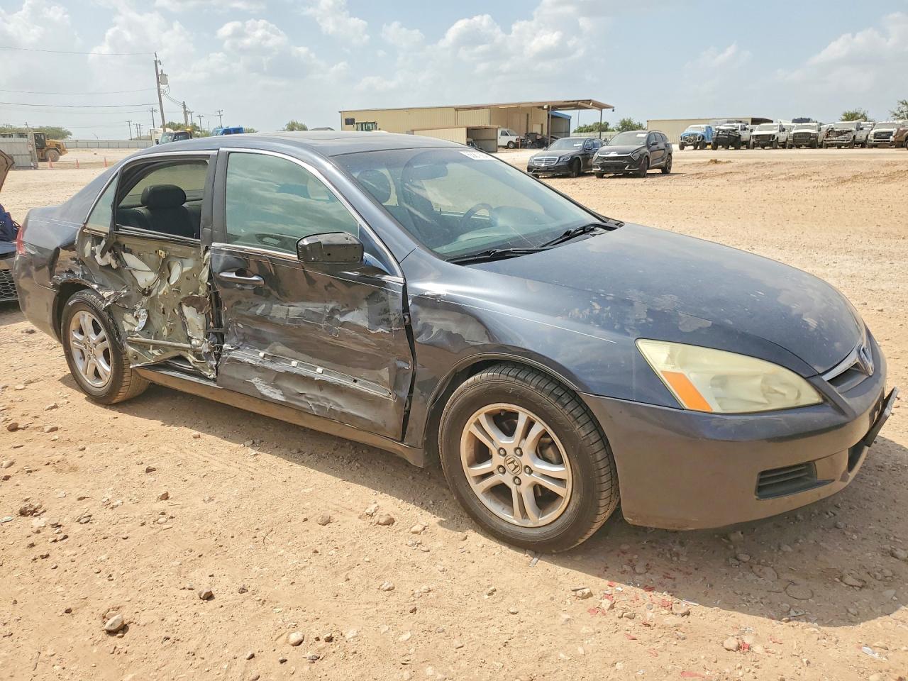 2006 Honda Accord Ex Gray vin: 1HGCM56806A097605