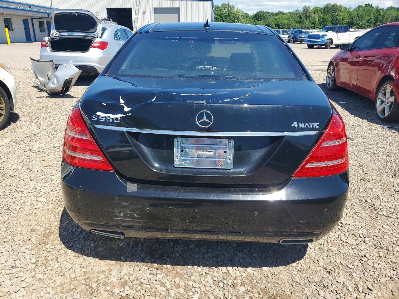2011 Mercedes-benz S 550 4matic Black vin: WDDNG8GB1BA368729
