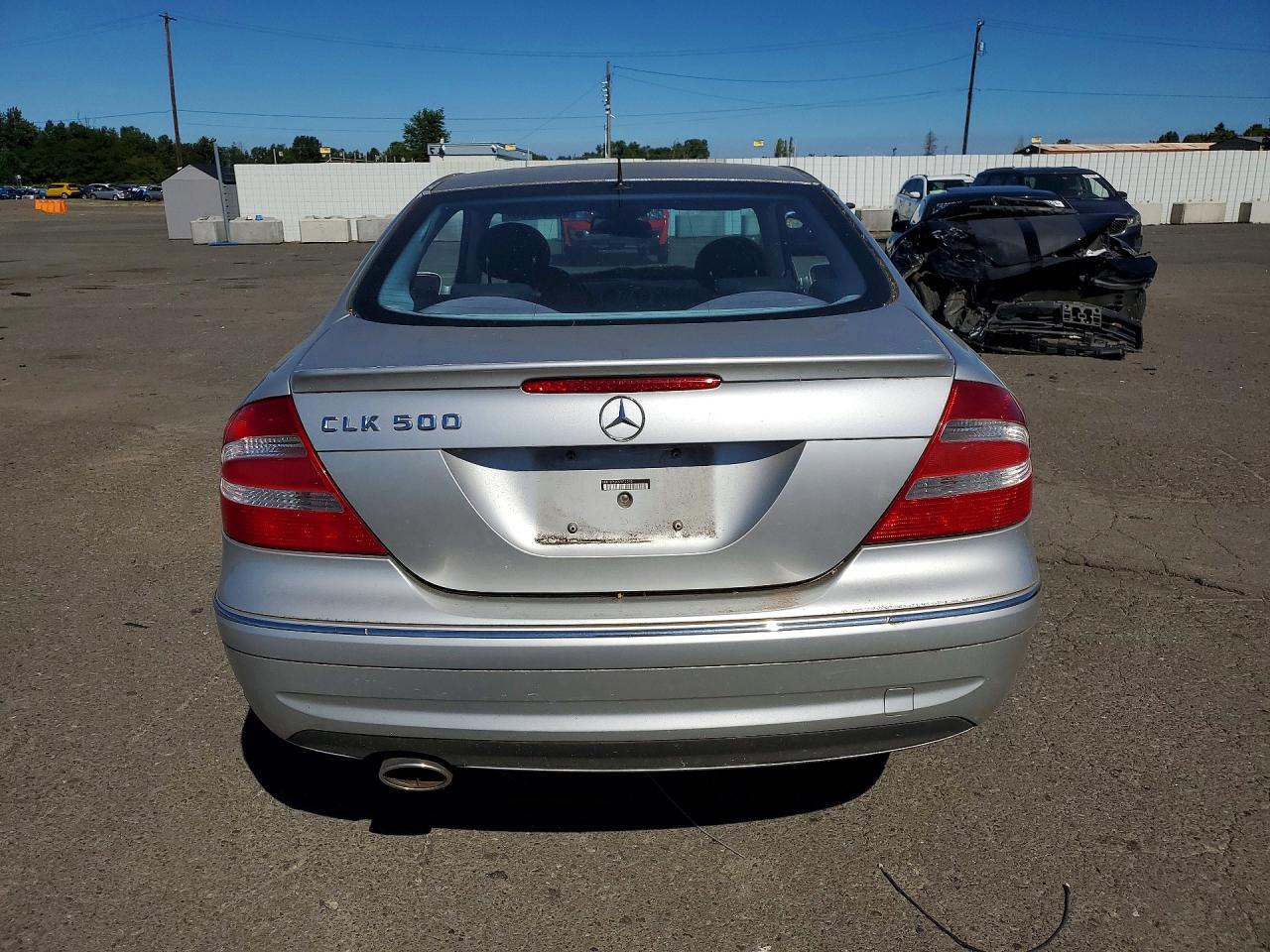 2003 Mercedes-benz Clk 500 Silver vin: WDBTJ75JX3F050215