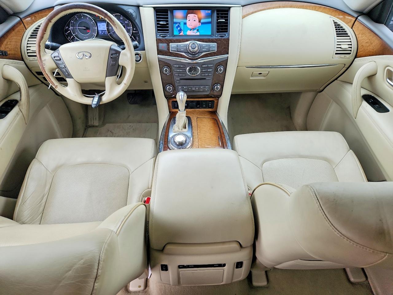 2012 Infiniti Qx56 Base White vin: JN8AZ2NCXC9316342