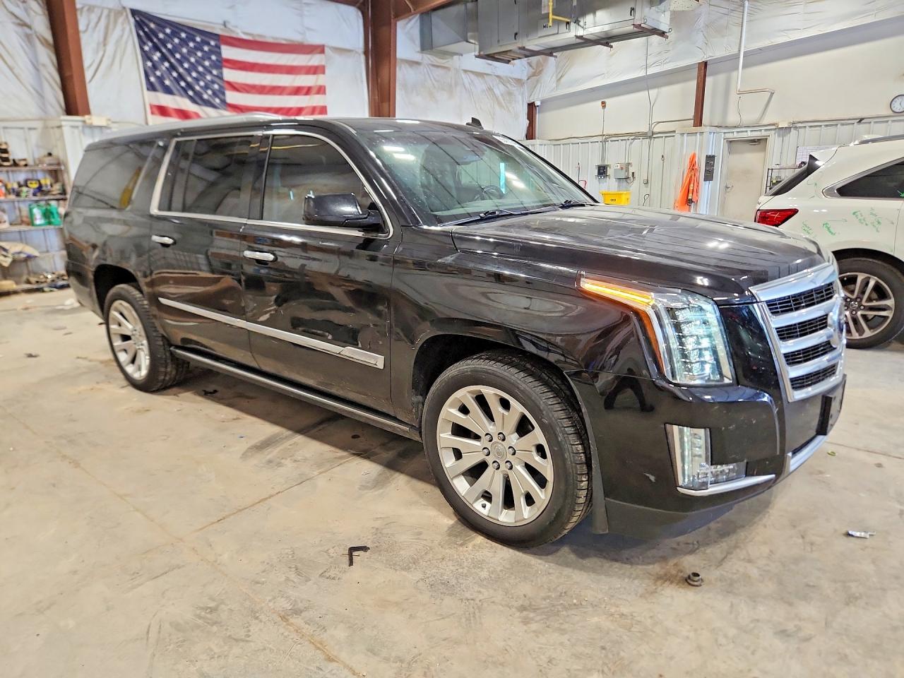 2015 Cadillac Escalade Esv Premium Черный vin: 1GYS4JKJ1FR199857