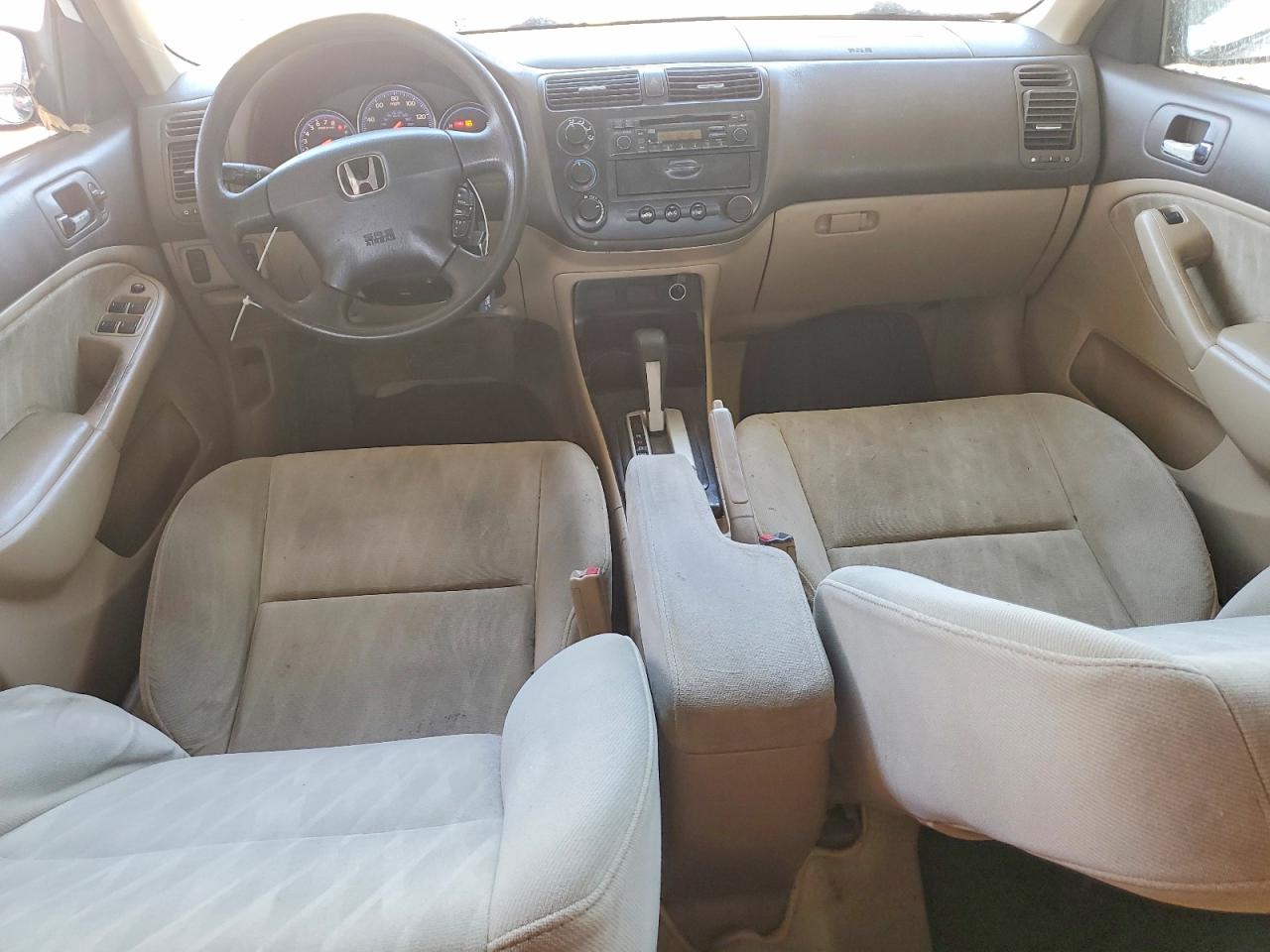 2004 Honda Civic Lx White vin: 2HGES16564H641648