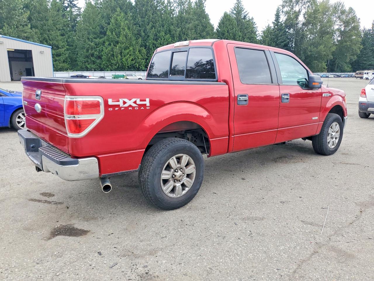 2011 Ford F150 Supercrew Красный vin: 1FTFW1ET9BFC92703