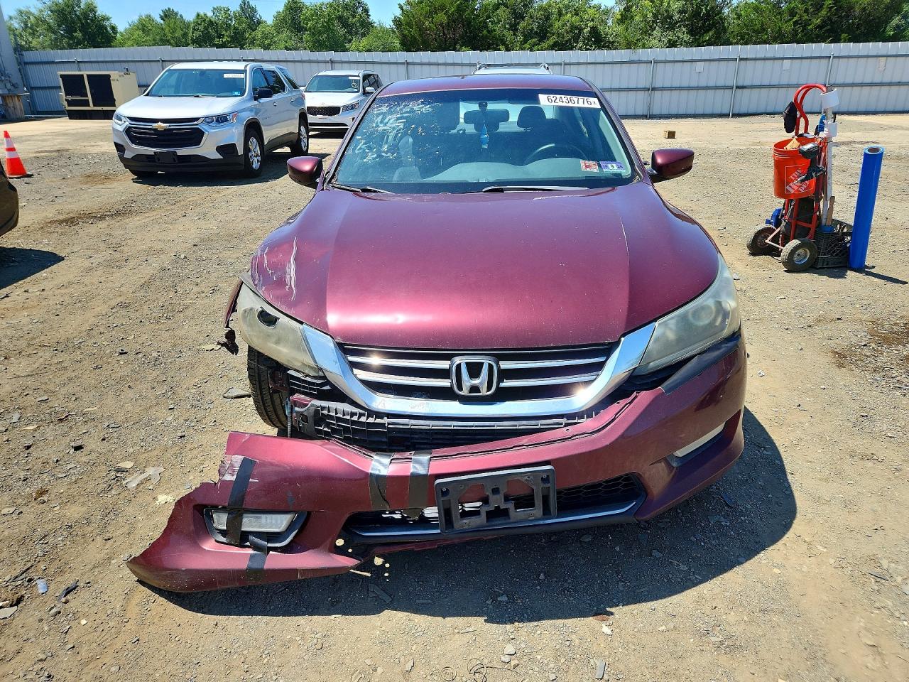 2013 Honda Accord Sport Burgundy vin: 1HGCR2F51DA207953