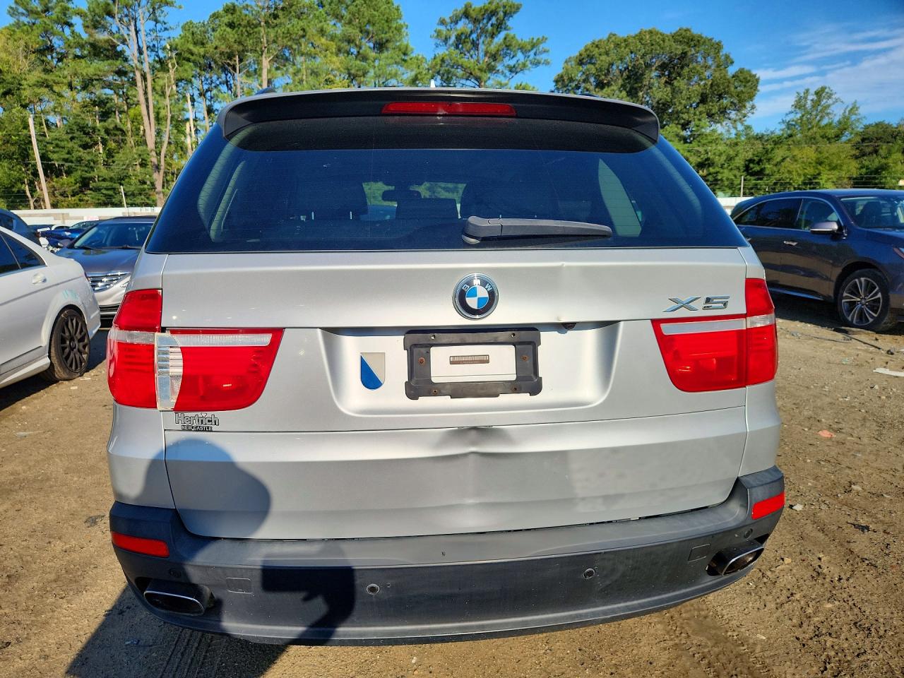 2009 Bmw X5 Xdrive48i Silver vin: 5UXFE83569L310021