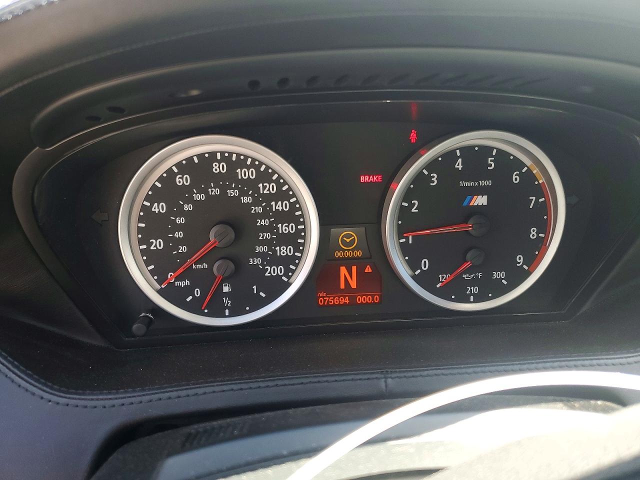 2008 Bmw M6 White vin: WBSEK93548CY79260