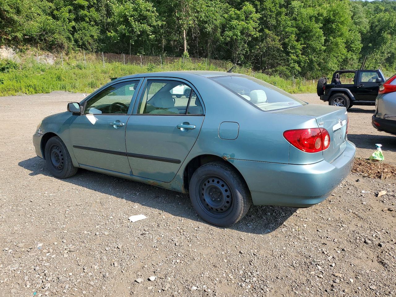 2005 Toyota Corolla Ce Green vin: 2T1BR32E95C493294