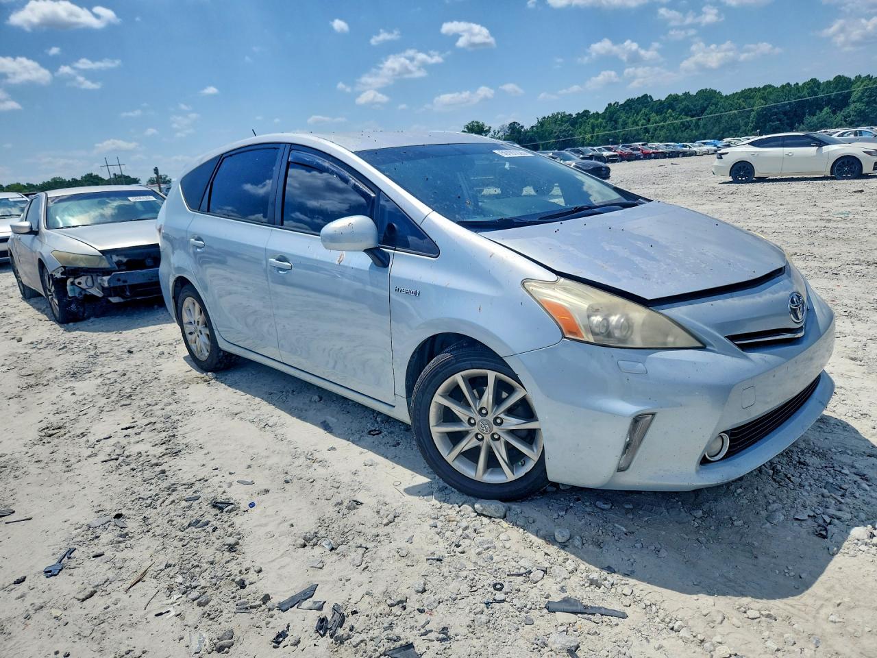 2013 Toyota Prius V Five Silver vin: JTDZN3EU9D3216620