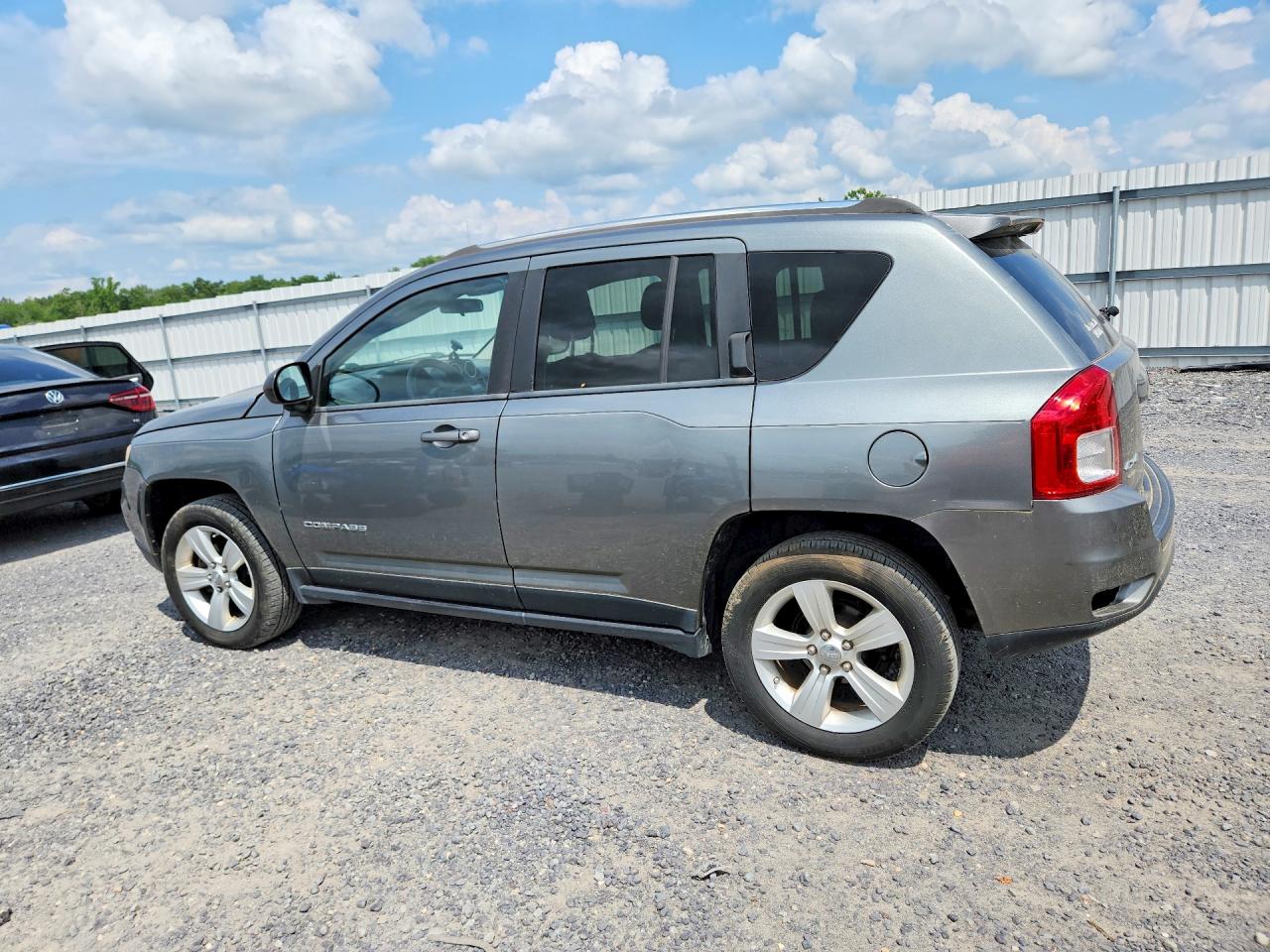 2012 Jeep Compass Sport Gray vin: 1C4NJDBB1CD632334