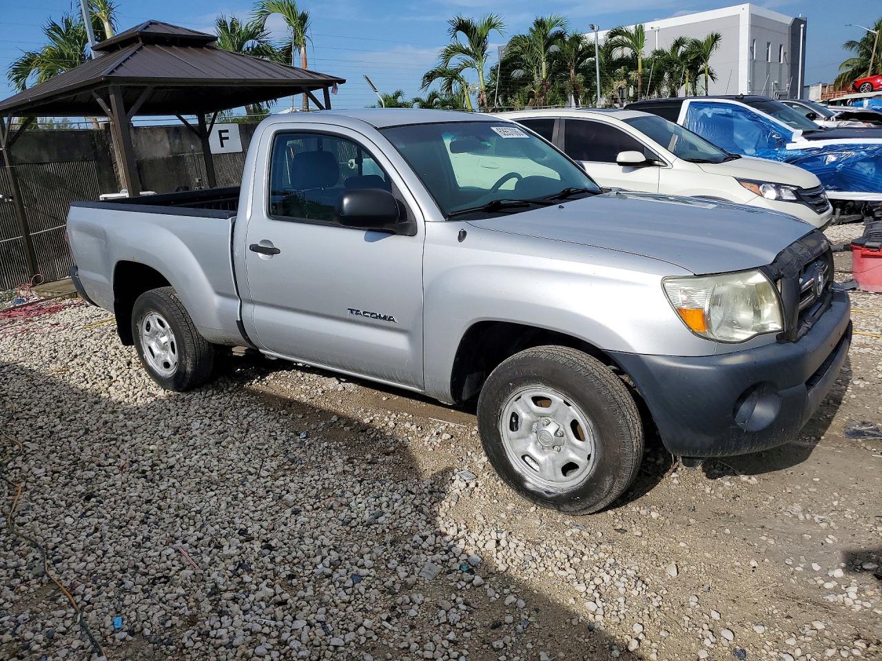 2010 Toyota Tacoma Base Silver vin: 5TENX4CN6AZ694114