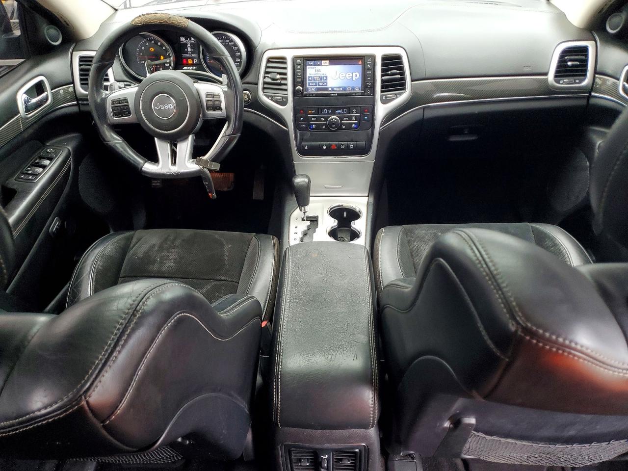 2012 Jeep Grand Cherokee Srt-8 Black vin: 1C4RJFDJ4CC352088