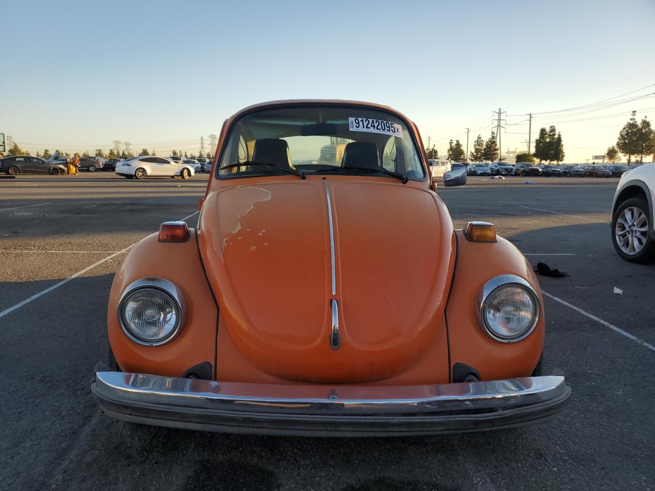 1974 Volkswagen Beetle Orange vin: 1342101235