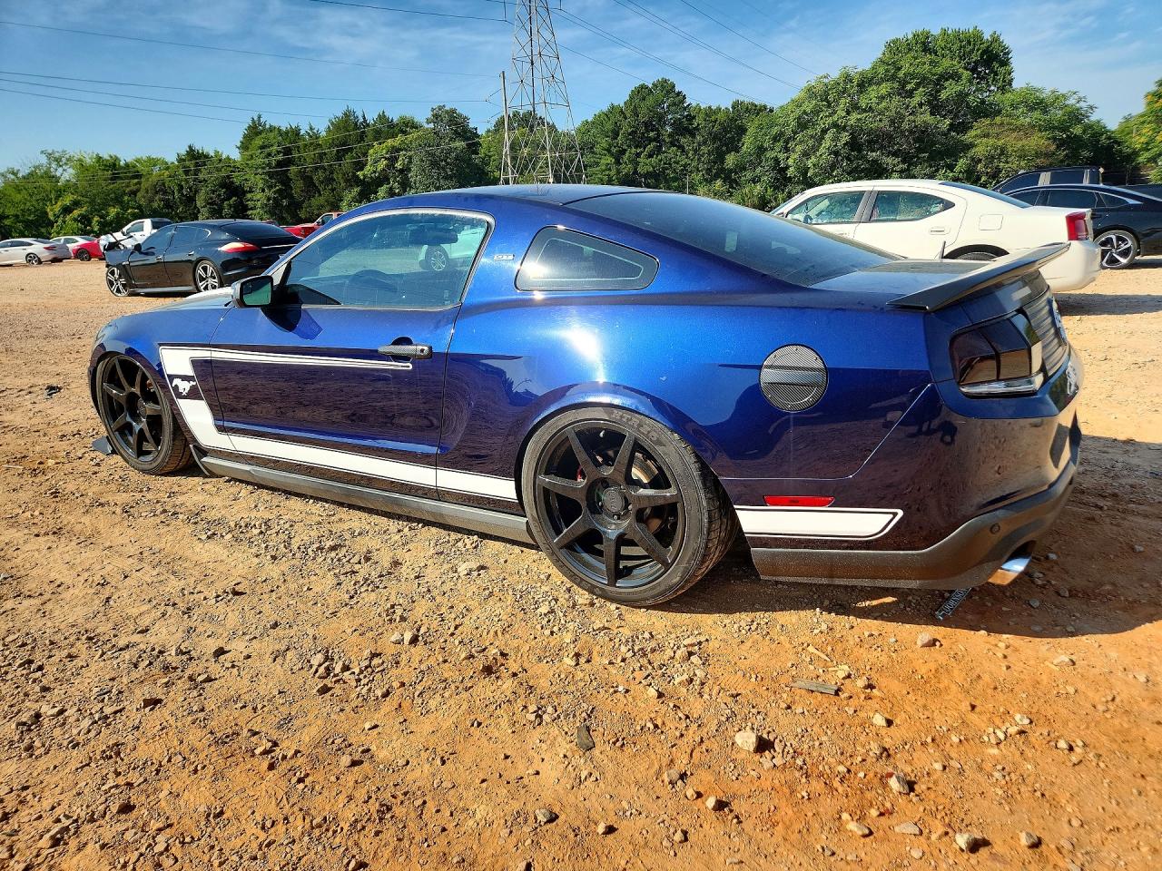 2012 Ford Mustang Gt Синий vin: 1ZVBP8CF7C5281687