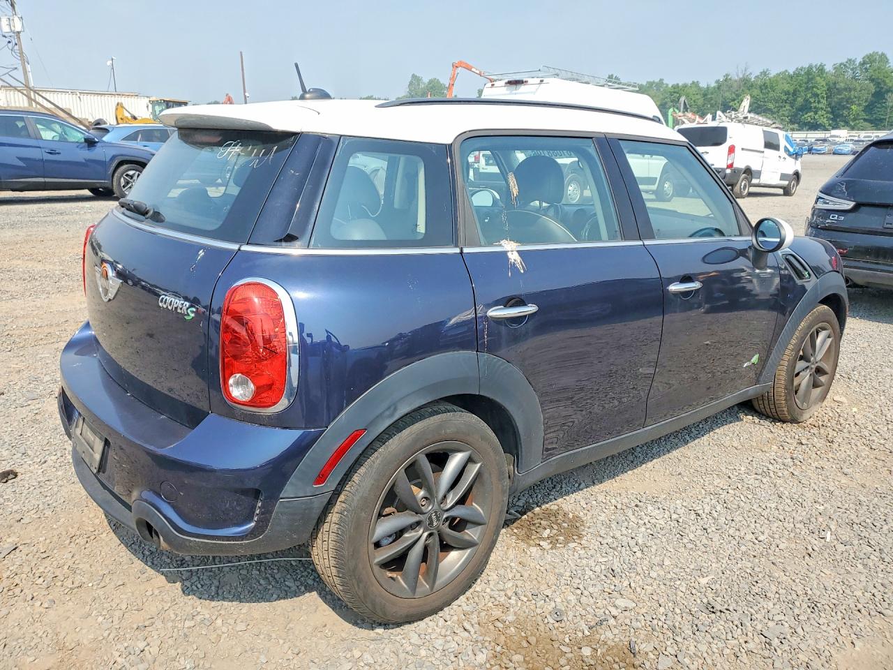 2013 Mini Cooper S Countryman Blue vin: WMWZC5C51DWP33614